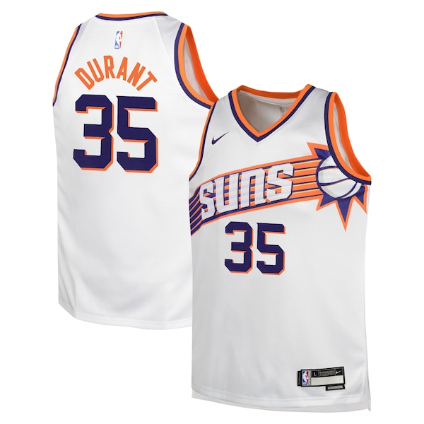Kevin Durant Phoenix Suns Nike Youth Swingman Jersey - Association Edition - White