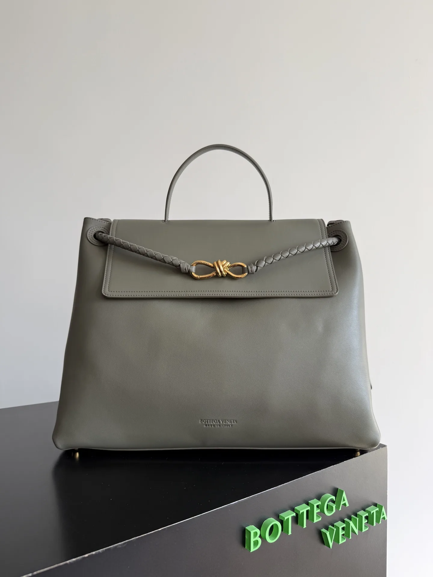 Bottega Veneta Intrecciato Woven Leather Knot Shoulder Bag product photo from LabelPicks
