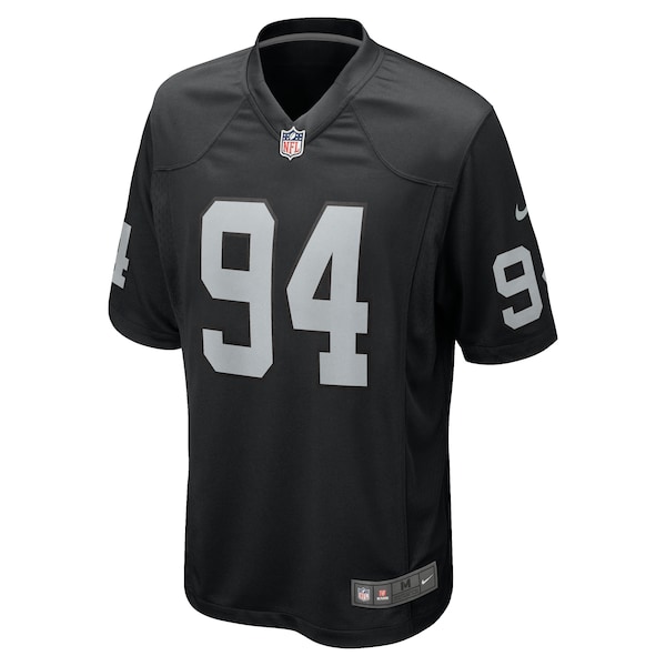 Christian Wilkins Las Vegas Raiders Nike Team Game Jersey -  Black