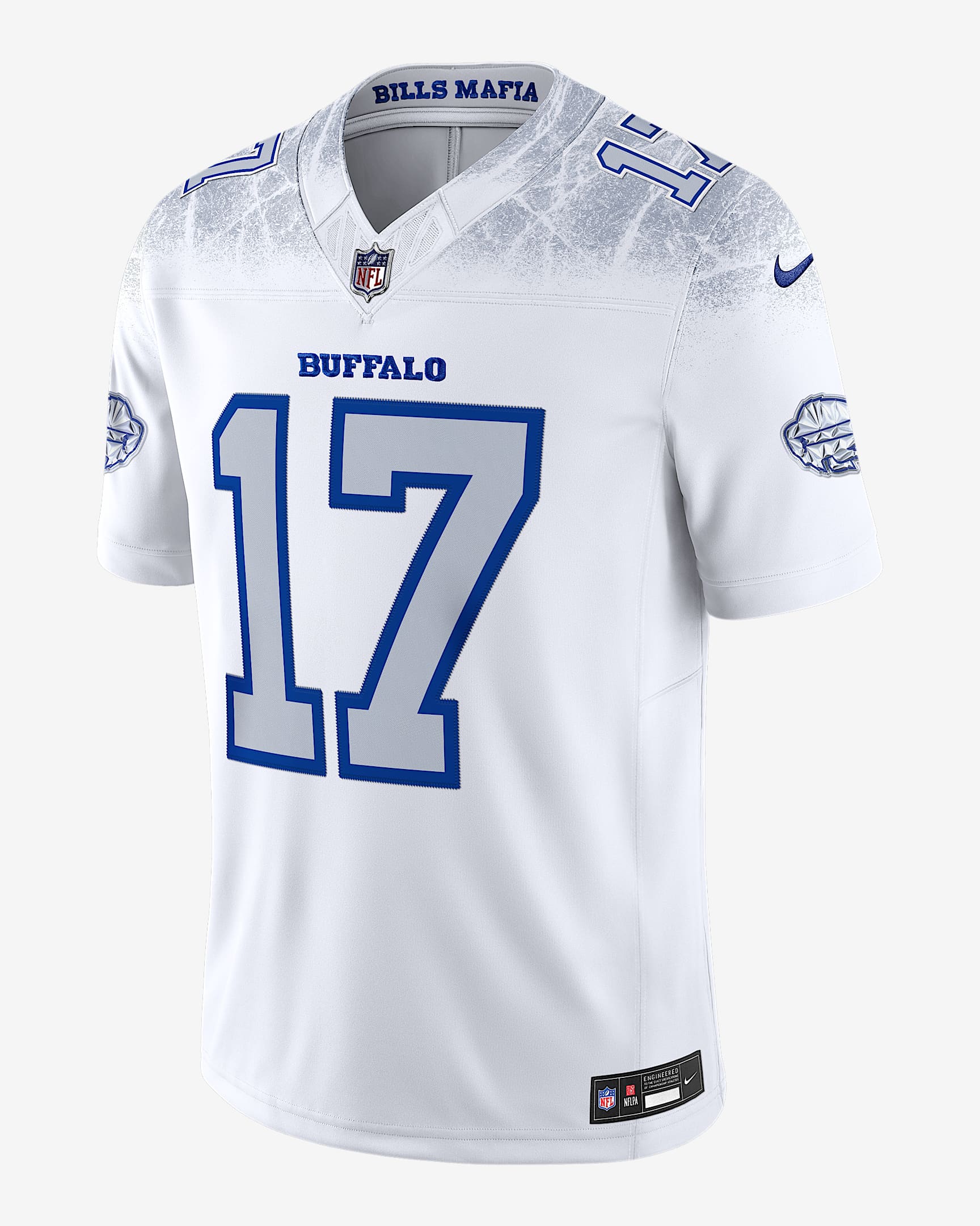Youth Josh Allen Buffalo Bills Nike 2025 RIVALRIES Vapor F.U.S.E Limited Jersey - White