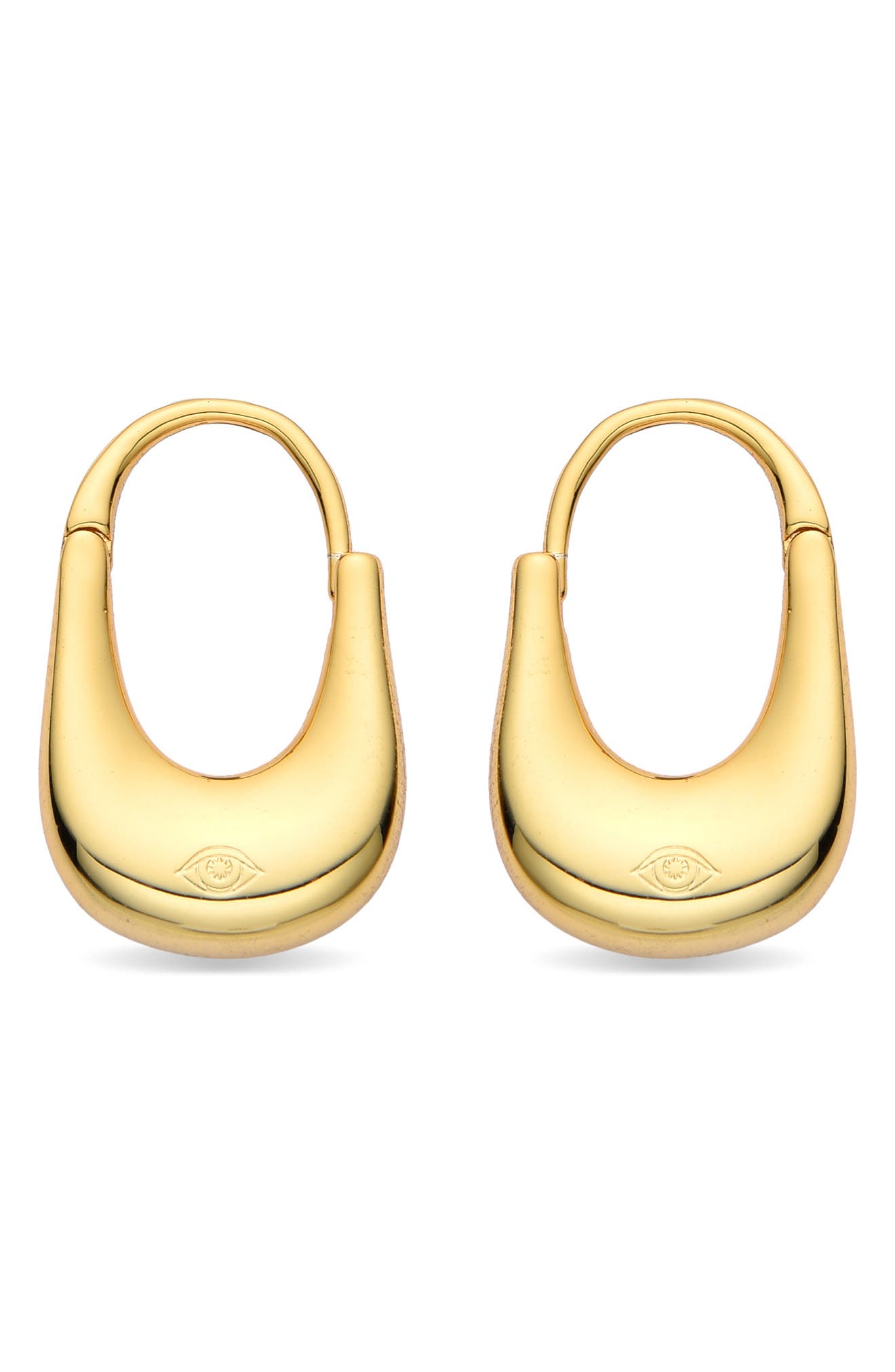 EYE CANDY LOS ANGELES Oceane Gradient Hoop Earrings