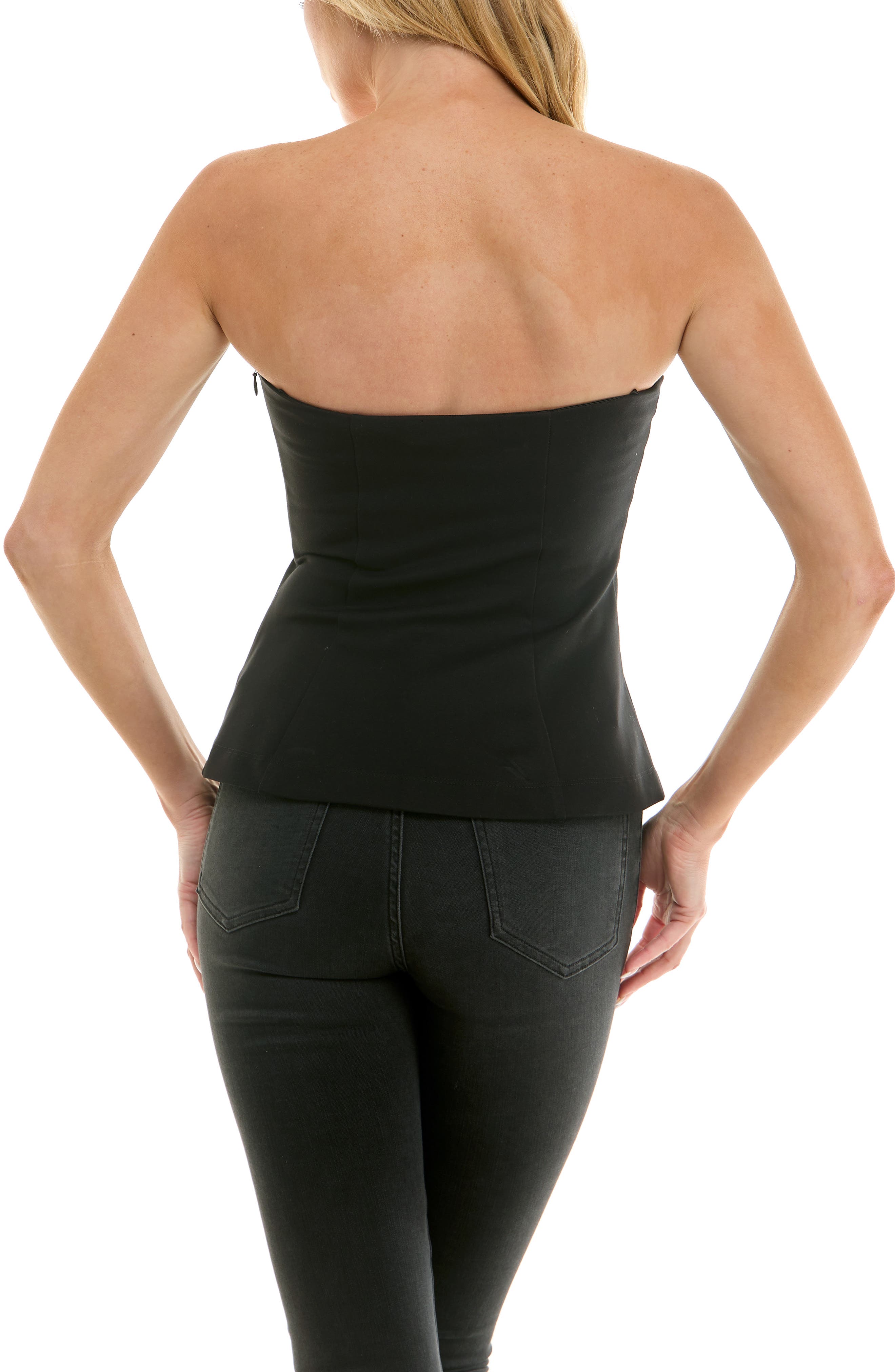 Socialite Peplum Tube Top