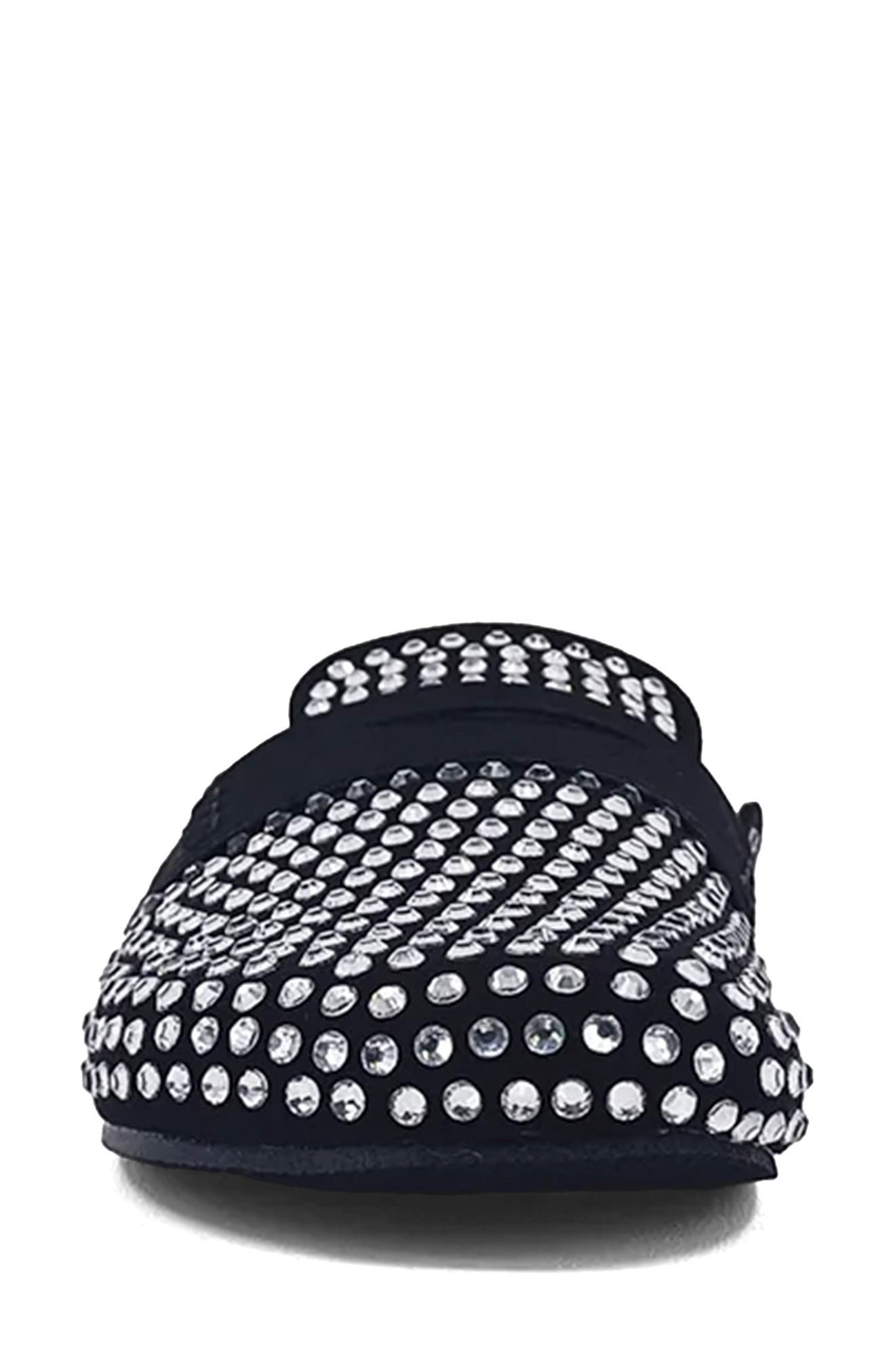 SHUSHOP Tracy Crystal Embellished Mule