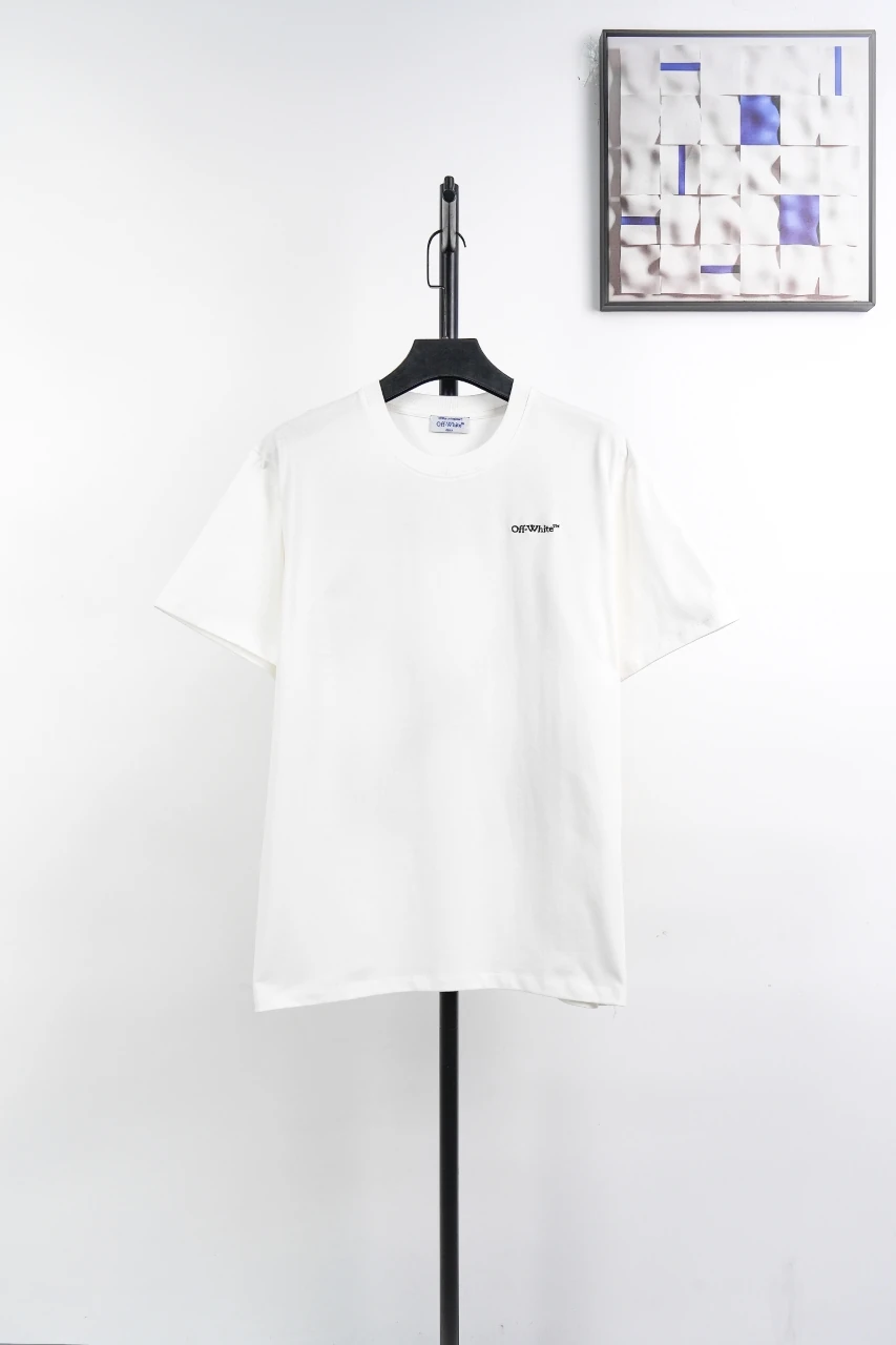 Off-White White Black Scribble Arrow Embroidered T-Shirt product photo from LabelPicks