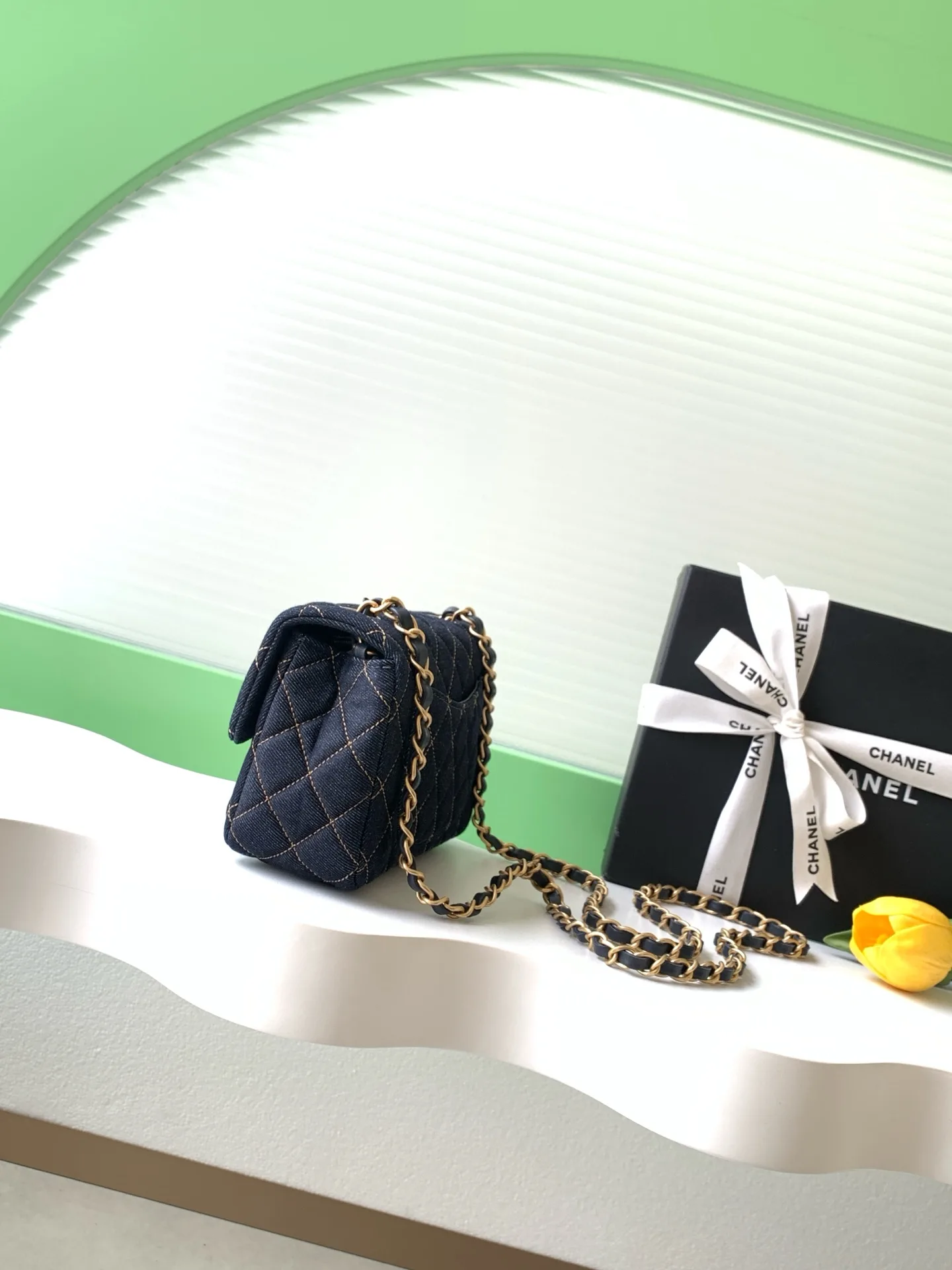 Chanel Classic Flap Navy Quilted Leather Crossbody Bag product photo from LabelPicks