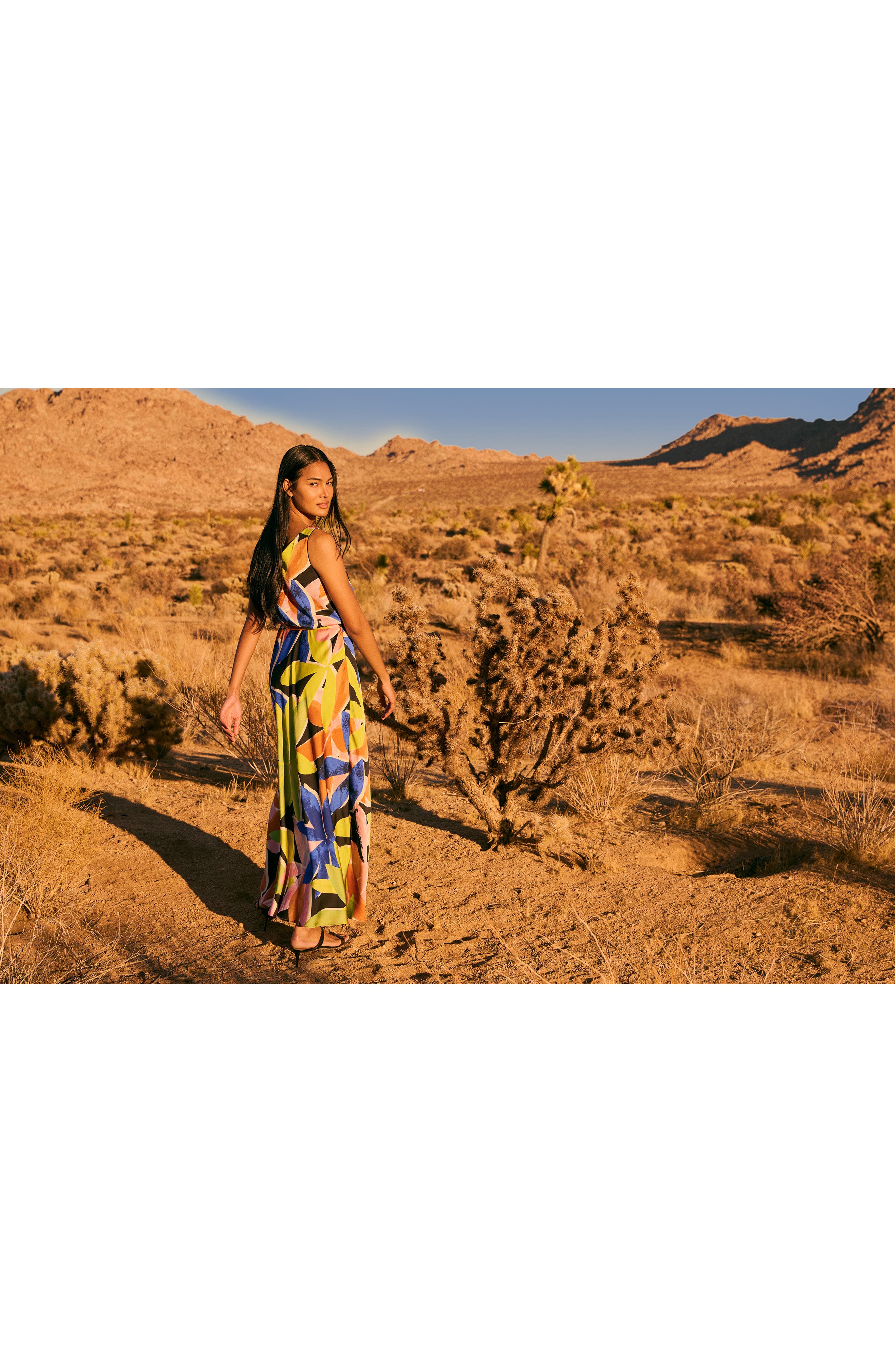 NIC+ZOE Bianca Mega Blooms Sleeveless Maxi Dress
