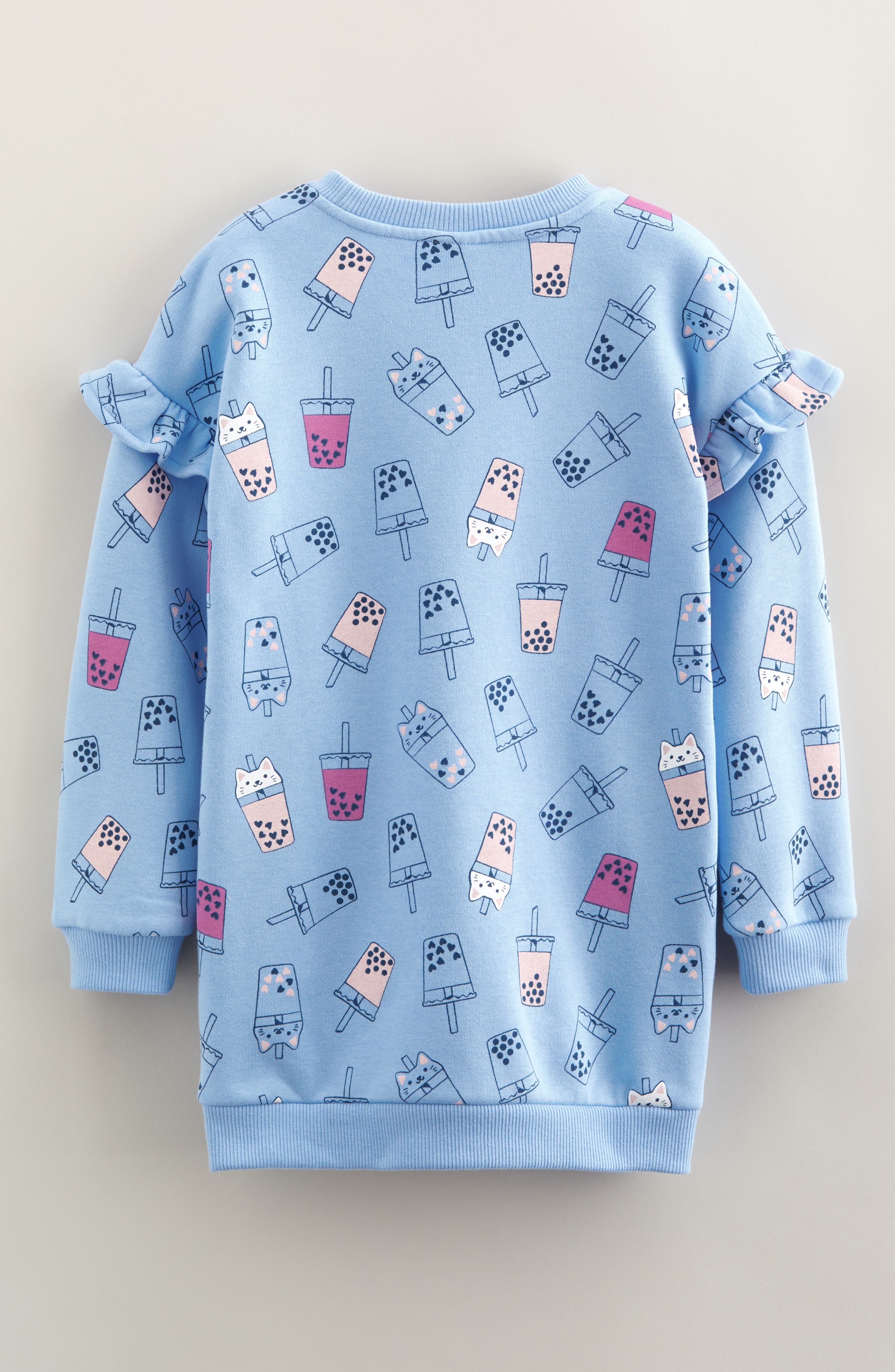 Tucker + Tate Kids' Print Cotton Sweatshirt Dress