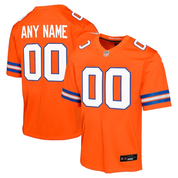 Denver Broncos Nike Youth Mile High Collection 1977 Throwback Custom Game Jersey - Orange