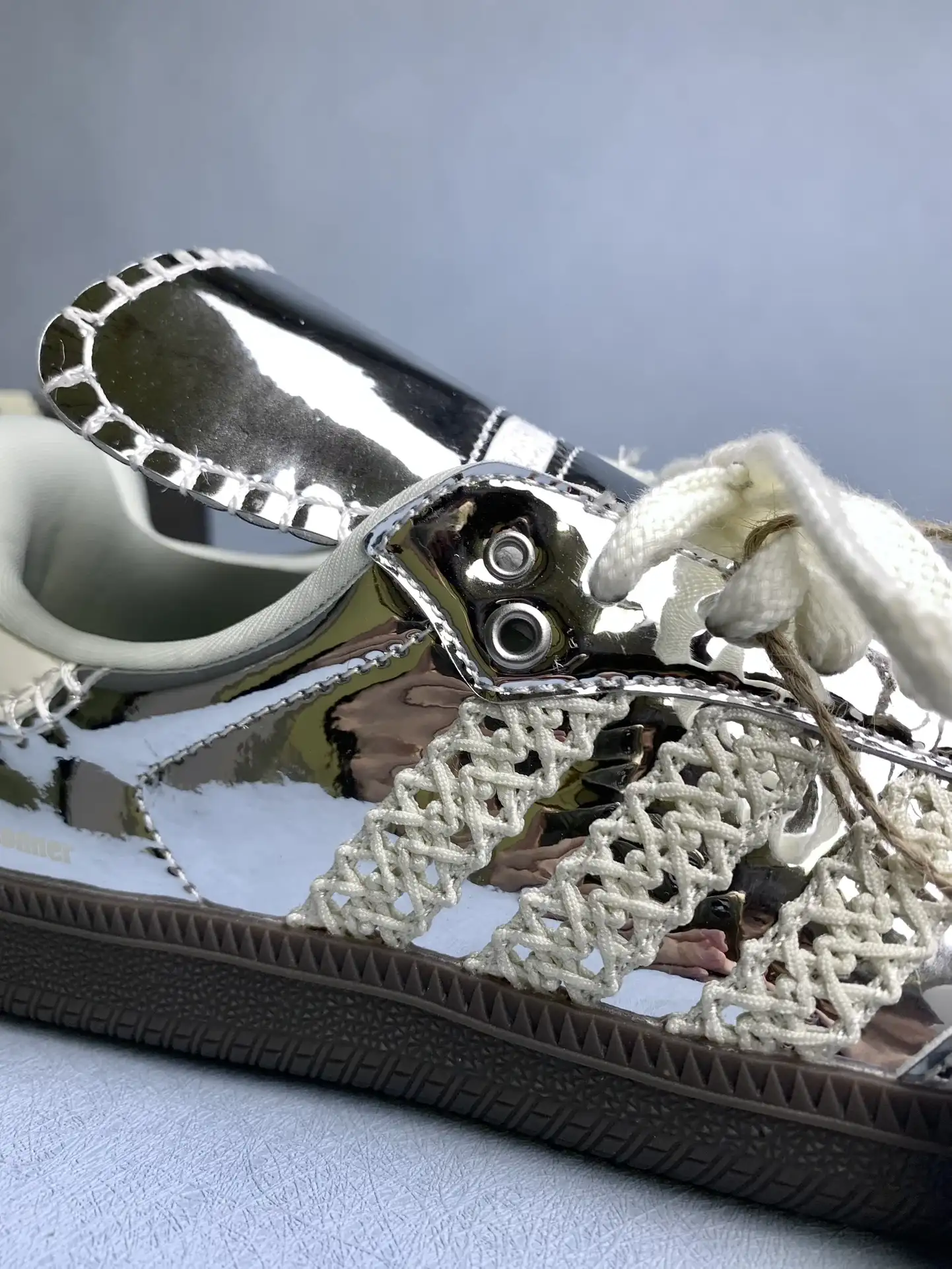 Wales Bonner x adidas Silver Samba Shoes product photo from LabelPicks