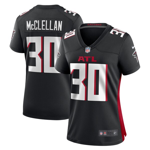 Jase McClellan Atlanta Falcons Nike Women's  Game Jersey -  Black