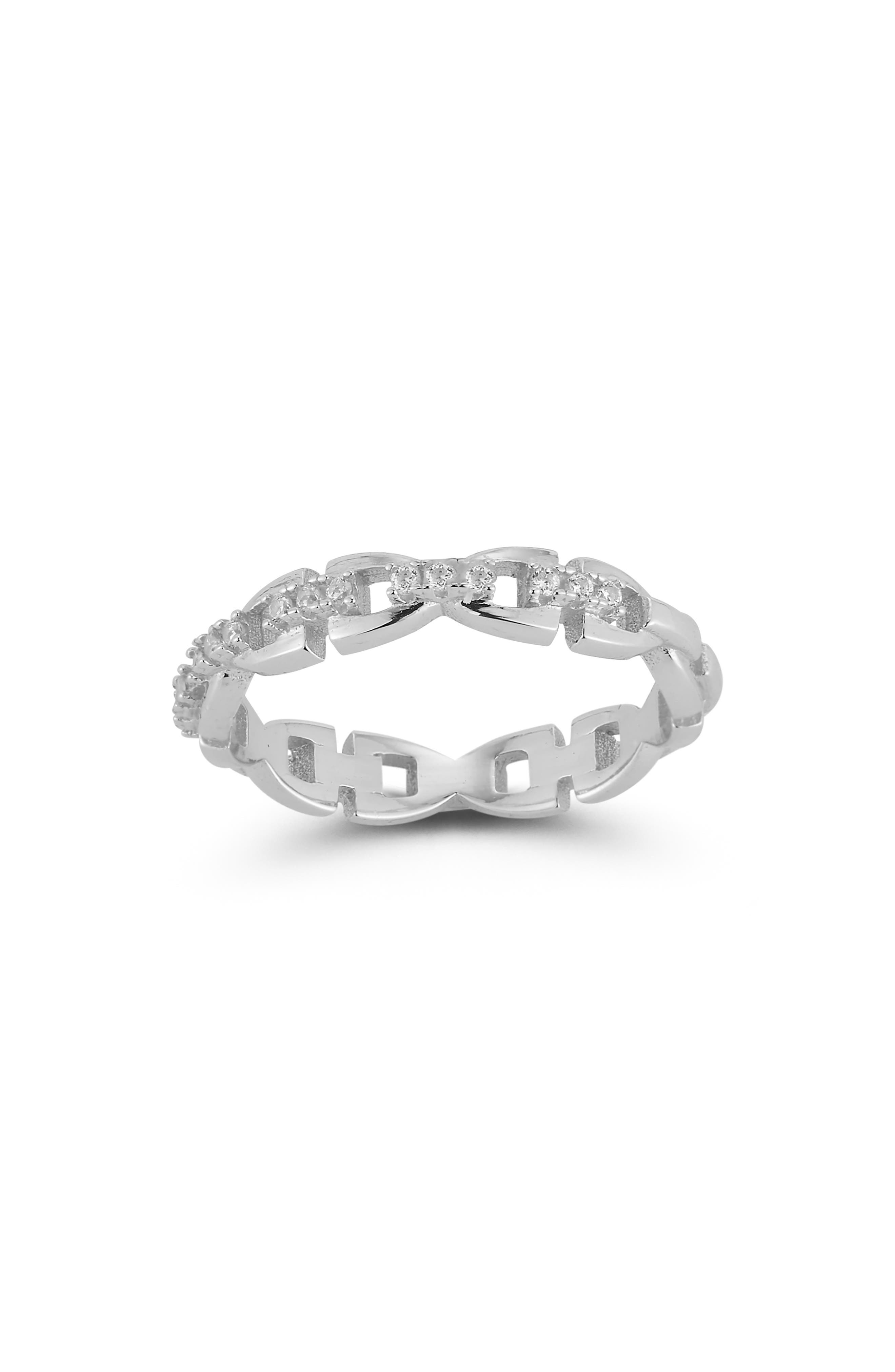 GLAZE JEWELRY Cubic Zirconia Link Ring