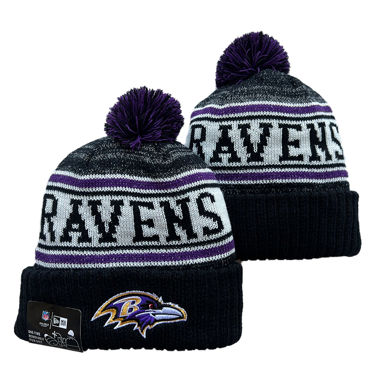 BALTIMORE RAVENS KNIT HAT