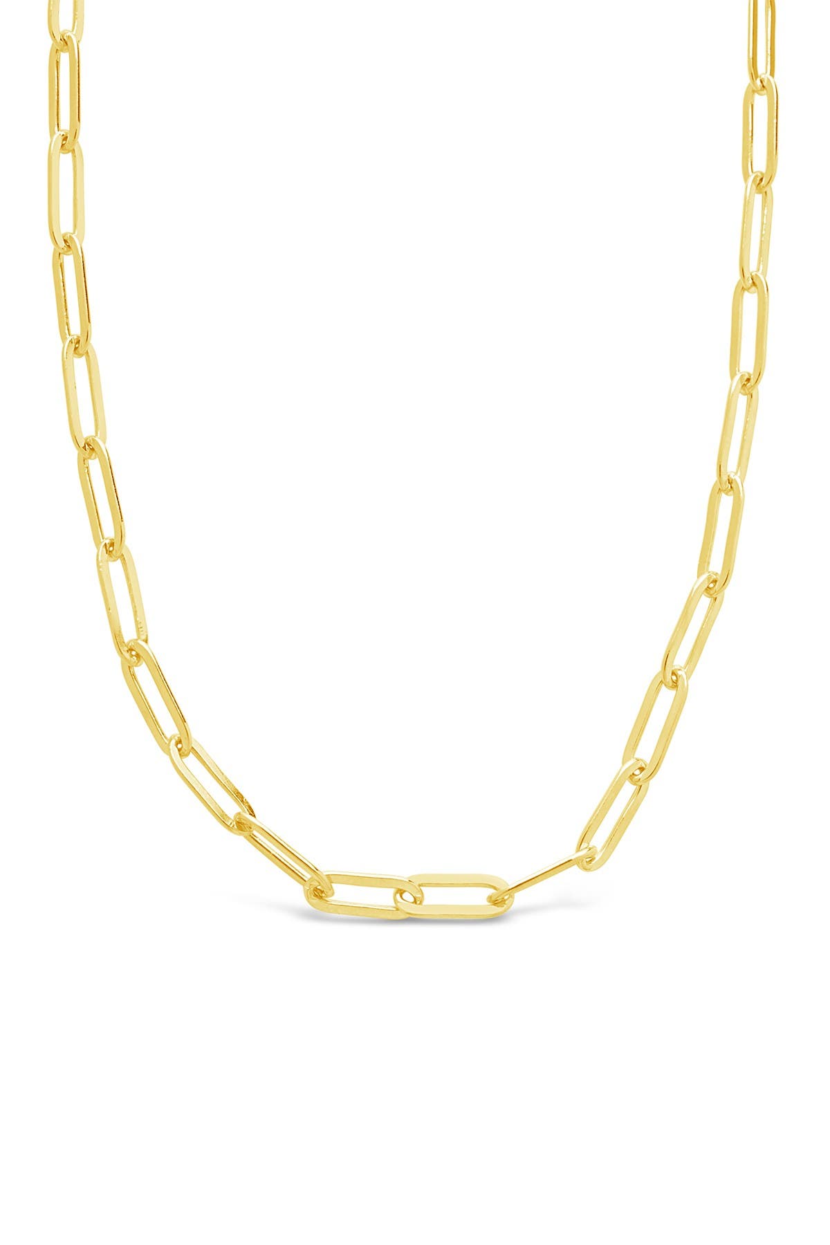 Sterling Forever 14K Gold Plated Small Link Necklace