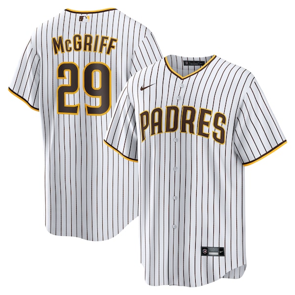 Fred McGriff San Diego Padres Nike Home Retired Player Replica Jersey - White