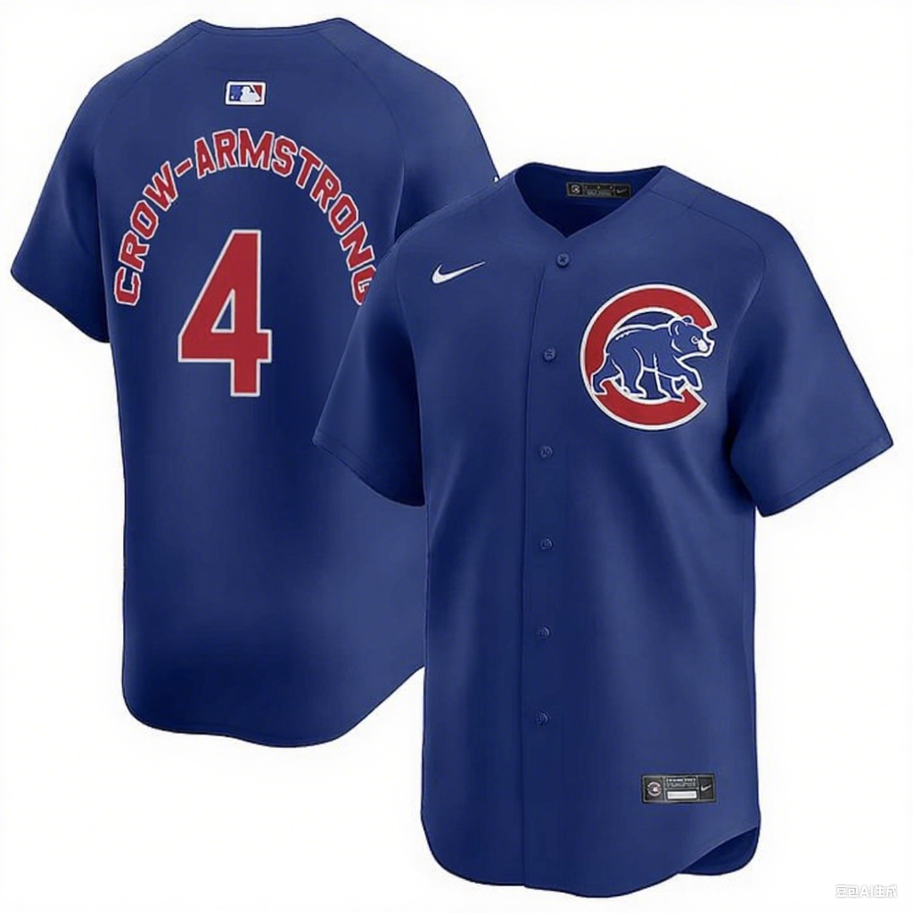 Pete Crow-Armstrong Chicago Cubs Nike Alternate Vapor Limited Jersey - Navy