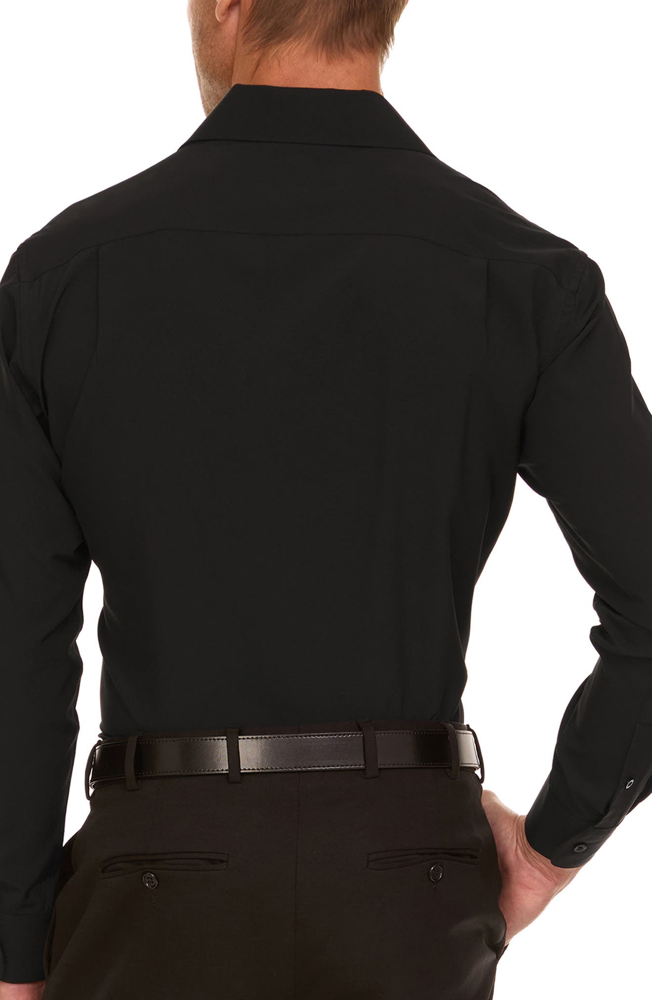 Nautica Slim Fit Solid Dress Shirt