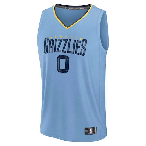Jaylen Wells Memphis Grizzlies  Fast Break Replica Player Jersey - Statement Edition - Light Blue