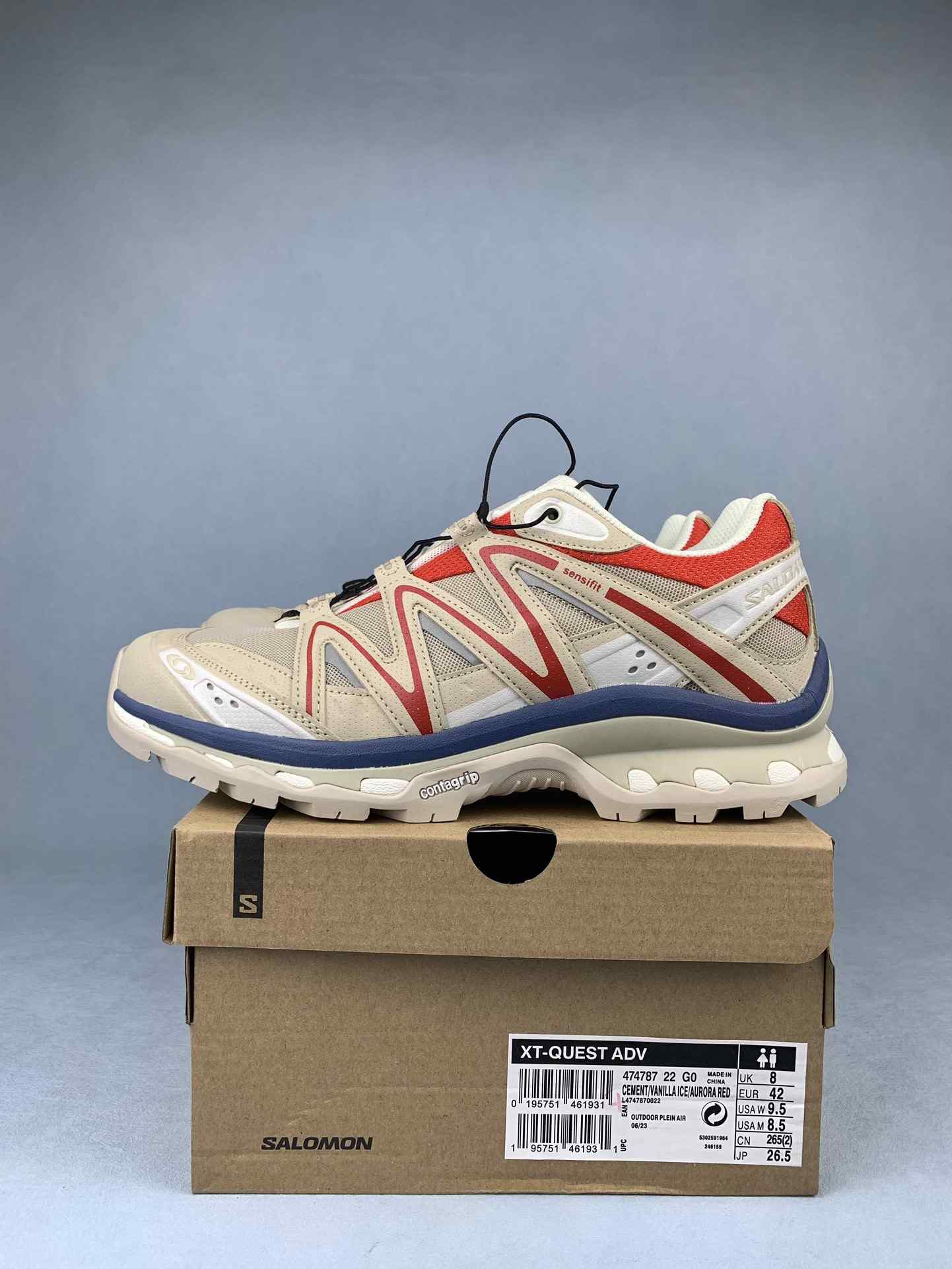 Salomon XT-Quest “Cream White Red” Shoes