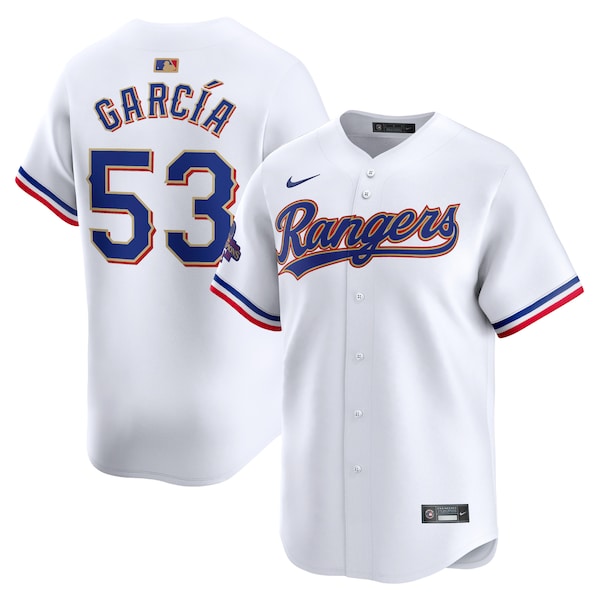 Adolis Garcia Texas Rangers Nike 2024 Gold Collection Limited Player Jersey – White