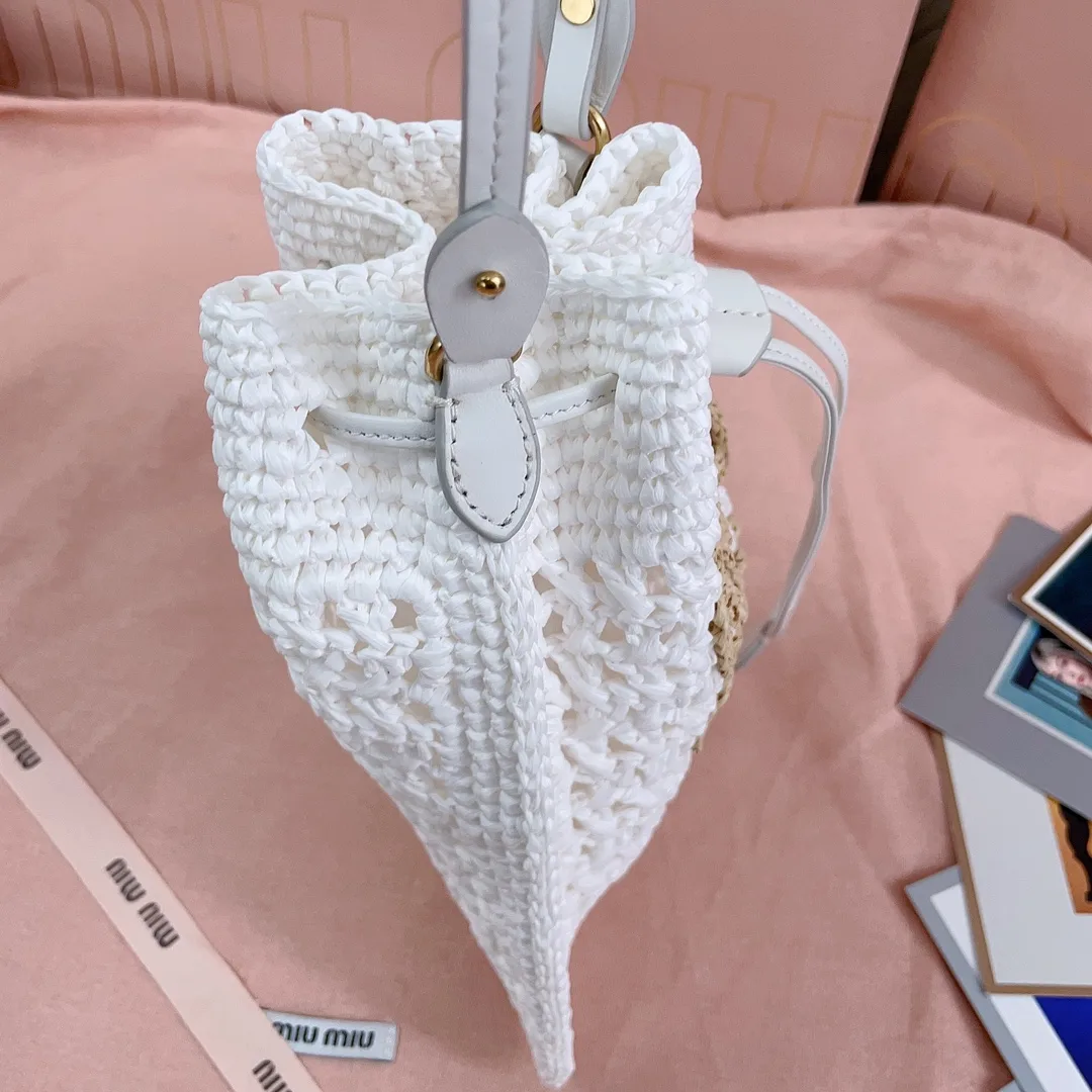 Miu Miu Woven Leather Bucket Bag product photo from LabelPicks