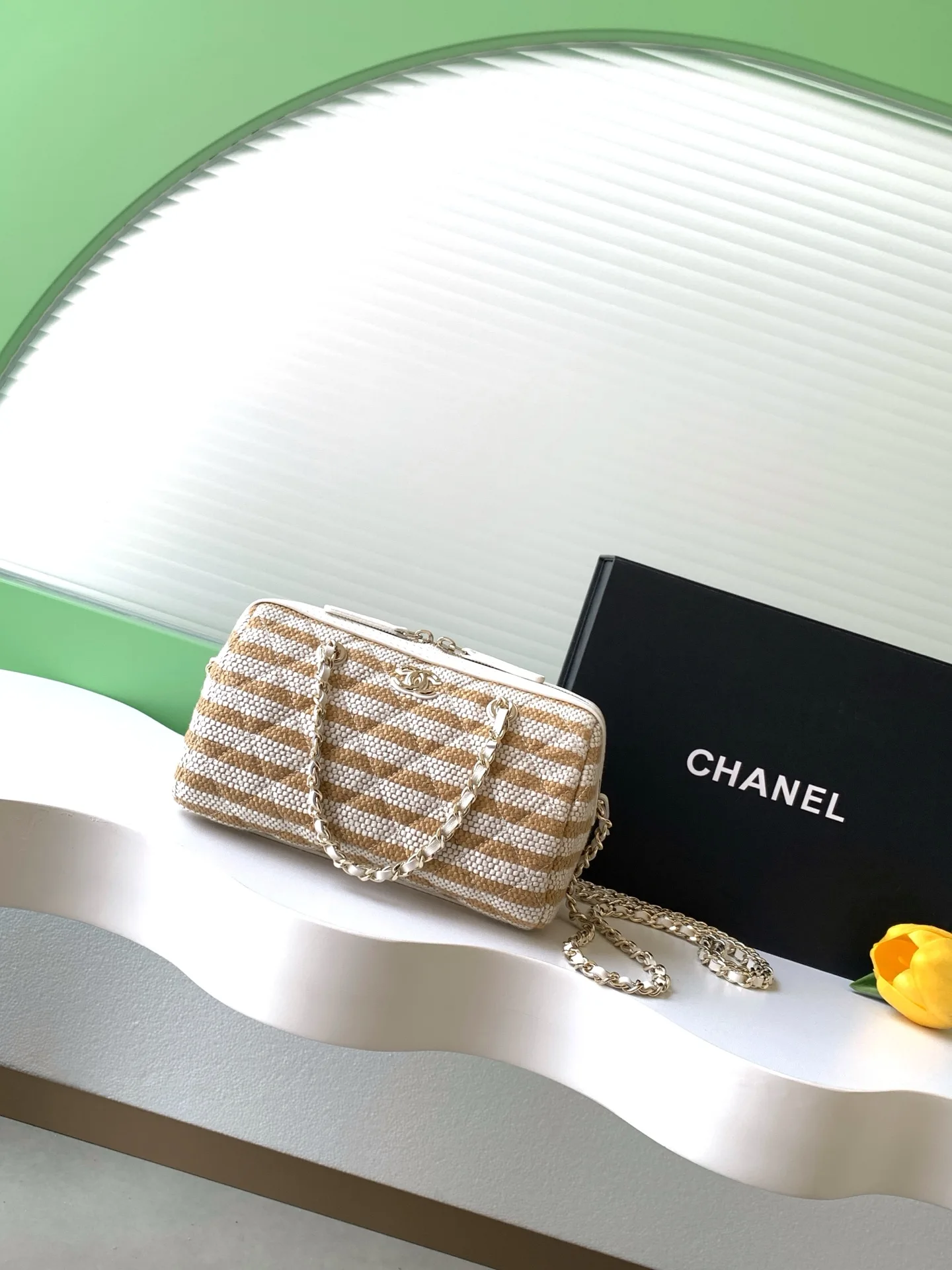 Chanel Straw Woven Top Handle Bag product photo from LabelPicks