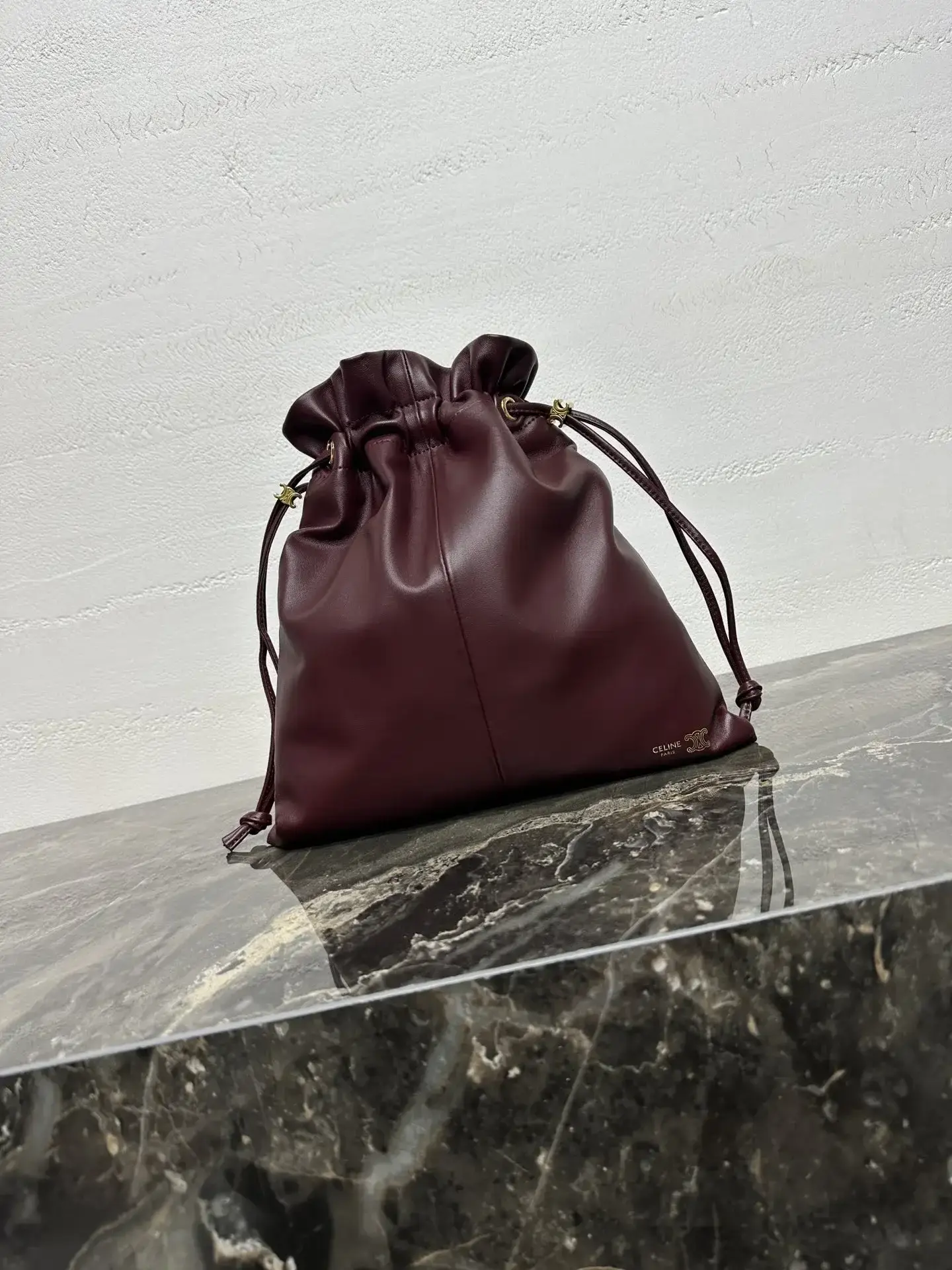 Celine Crystal Pouch Lambskin Bucket Bag product photo from LabelPicks