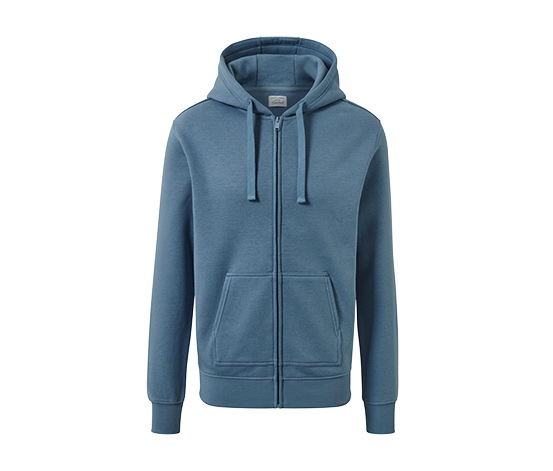 Kapuzenjacke, rauchblau