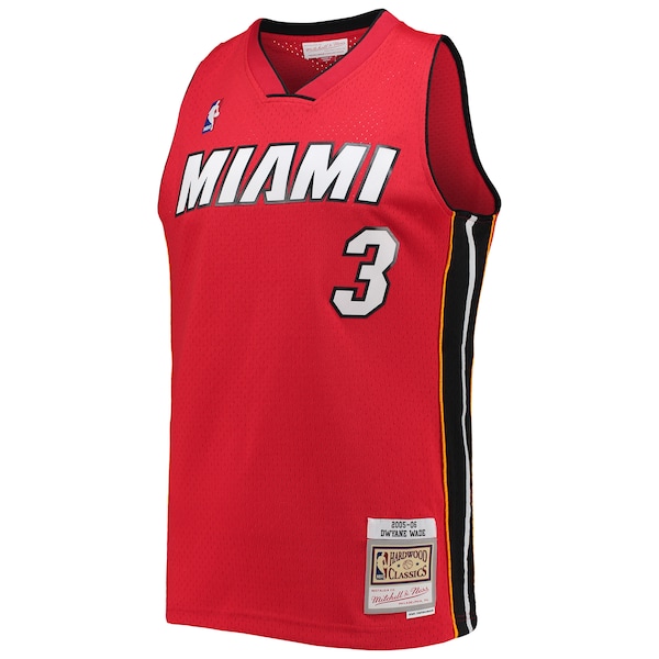 Dwyane Wade Miami Heat Hardwood Classics Swingman Jersey - Red