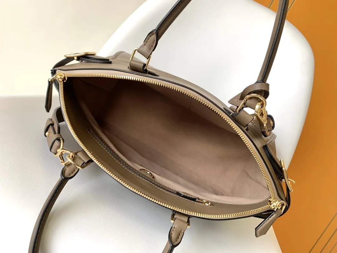 Louis Vuitton Black Grained Leather Top Handle Bag product photo from LabelPicks