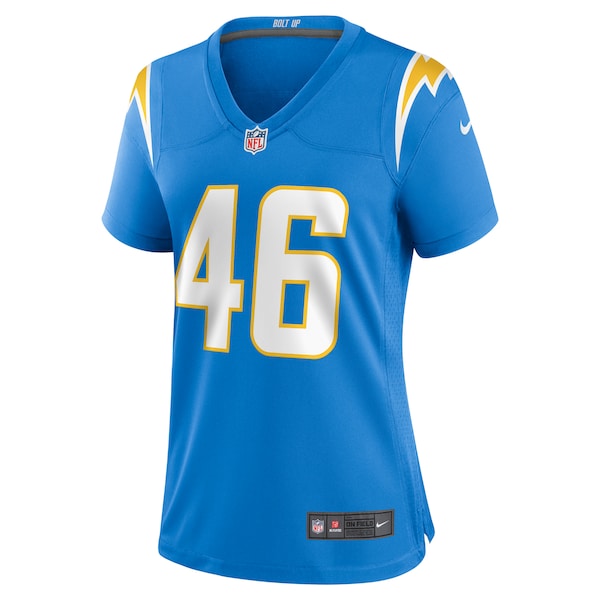Praise Olatoke Los Angeles Chargers Nike Women's Team Game Jersey -  Powder Blue