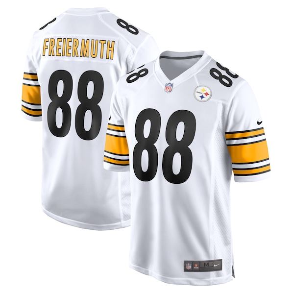 Pat Freiermuth Pittsburgh Steelers Nike Game Player Jersey - White/Black