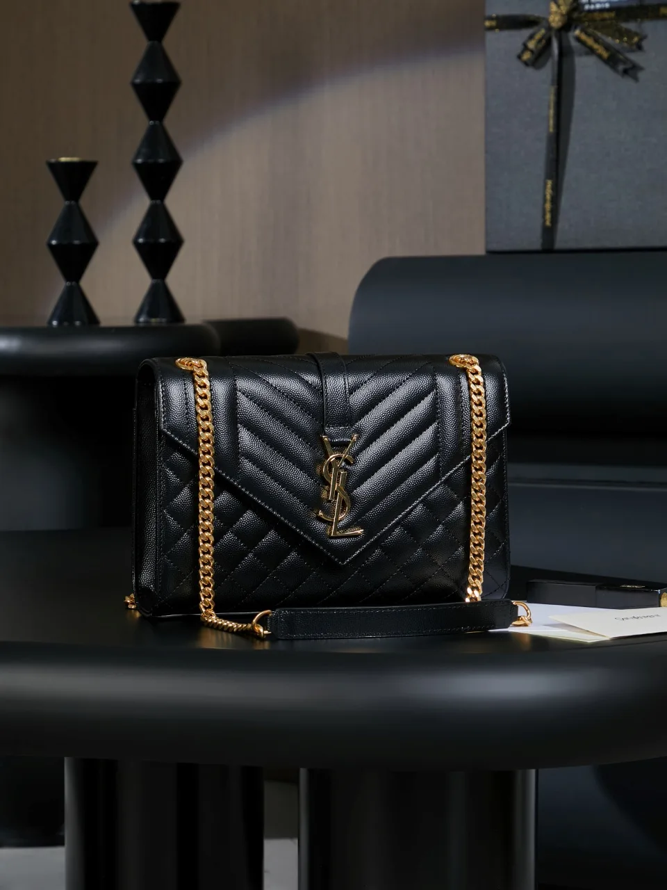 Saint Laurent Quilted Leather Shoulder Bag product photo from LabelPicks