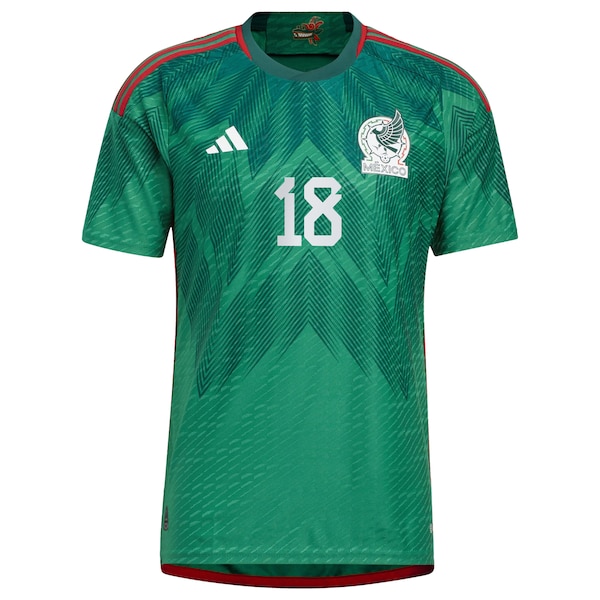 Andres Guardado Mexico National Team adidas 2022/23 Home Authentic Player Jersey - Green