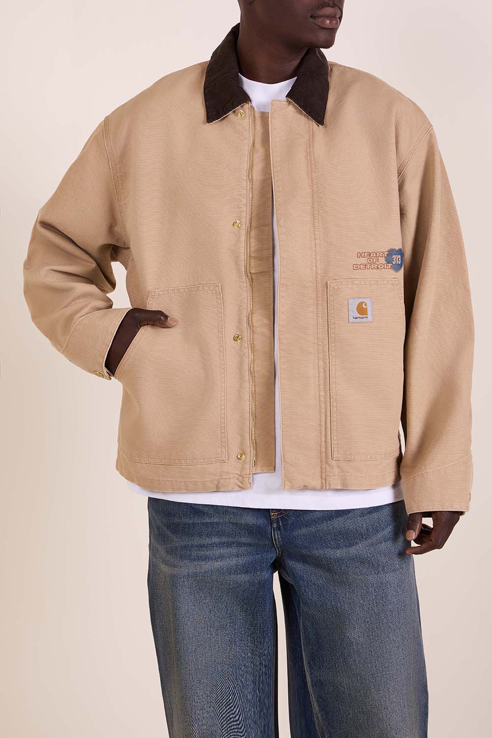 CARHARTT WIP ז'קט בגזרה משוחררת