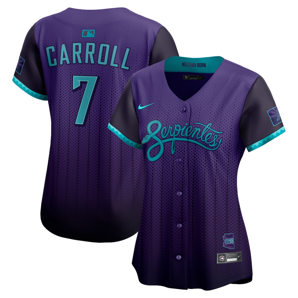 Corbin Carroll Arizona Diamondbacks Nike Women's 2025 City Connect Limited Player Jersey - Purple