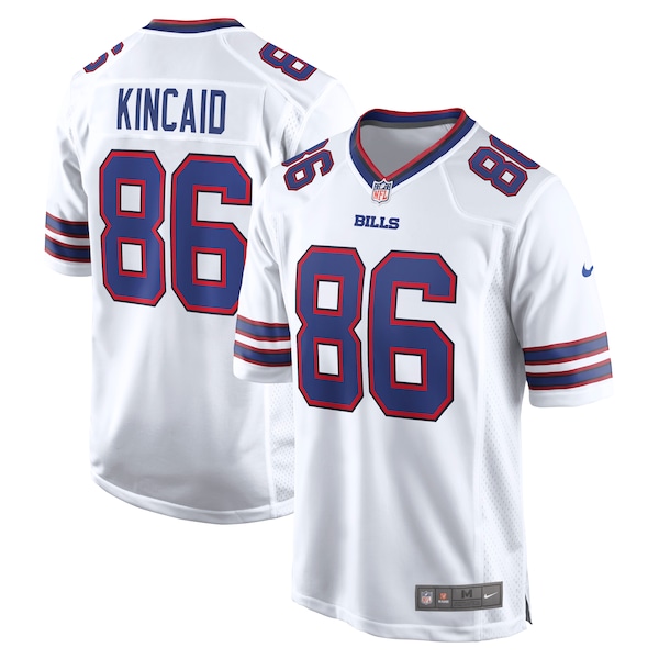 Dalton Kincaid Buffalo Bills Nike  Game Jersey - White/Red