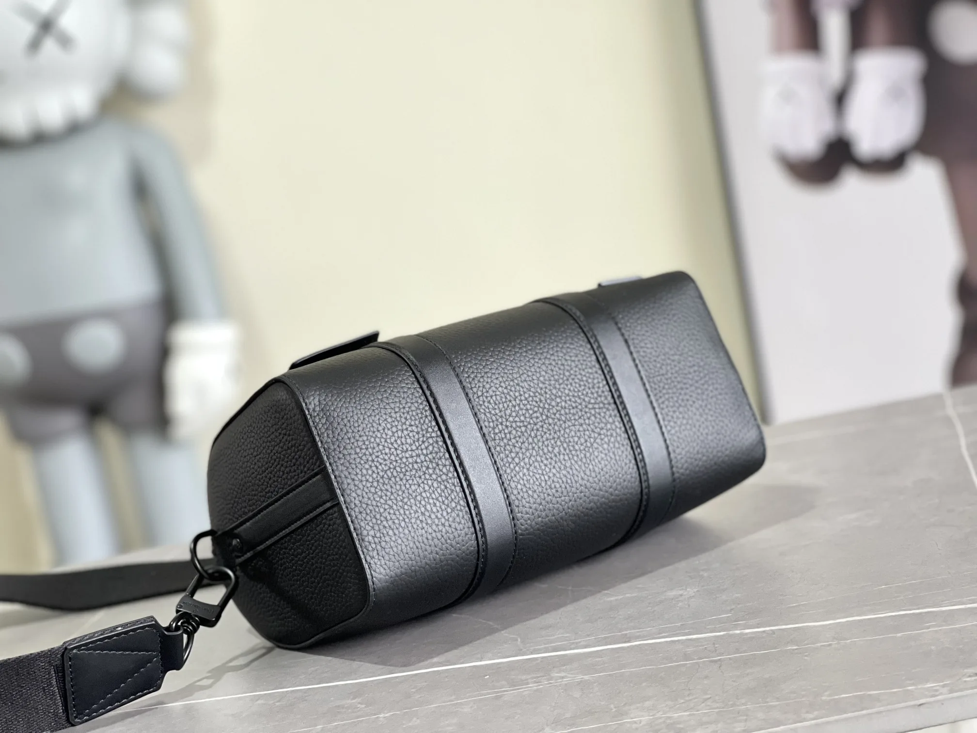 Louis Vuitton Grained Leather Keepall Crossbody Bag product photo from LabelPicks