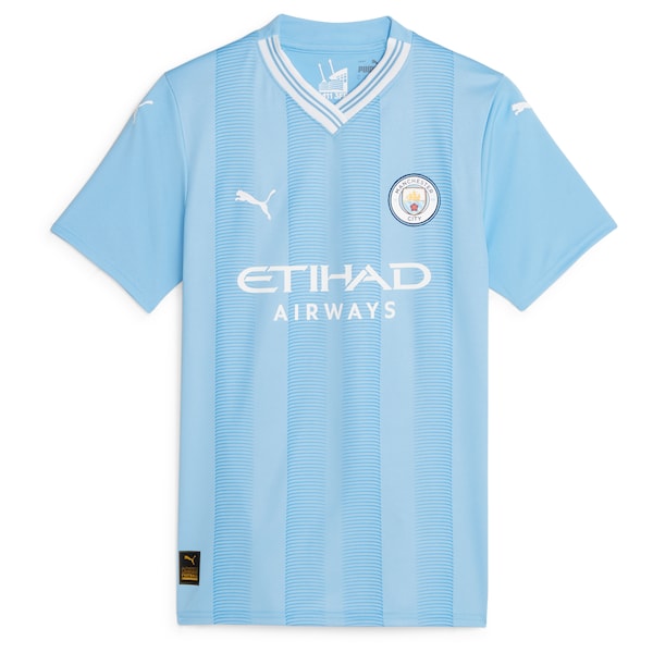 Jack Grealish Manchester City Puma Women's 2023/24 Home Replica Player Jersey - Sky Blue