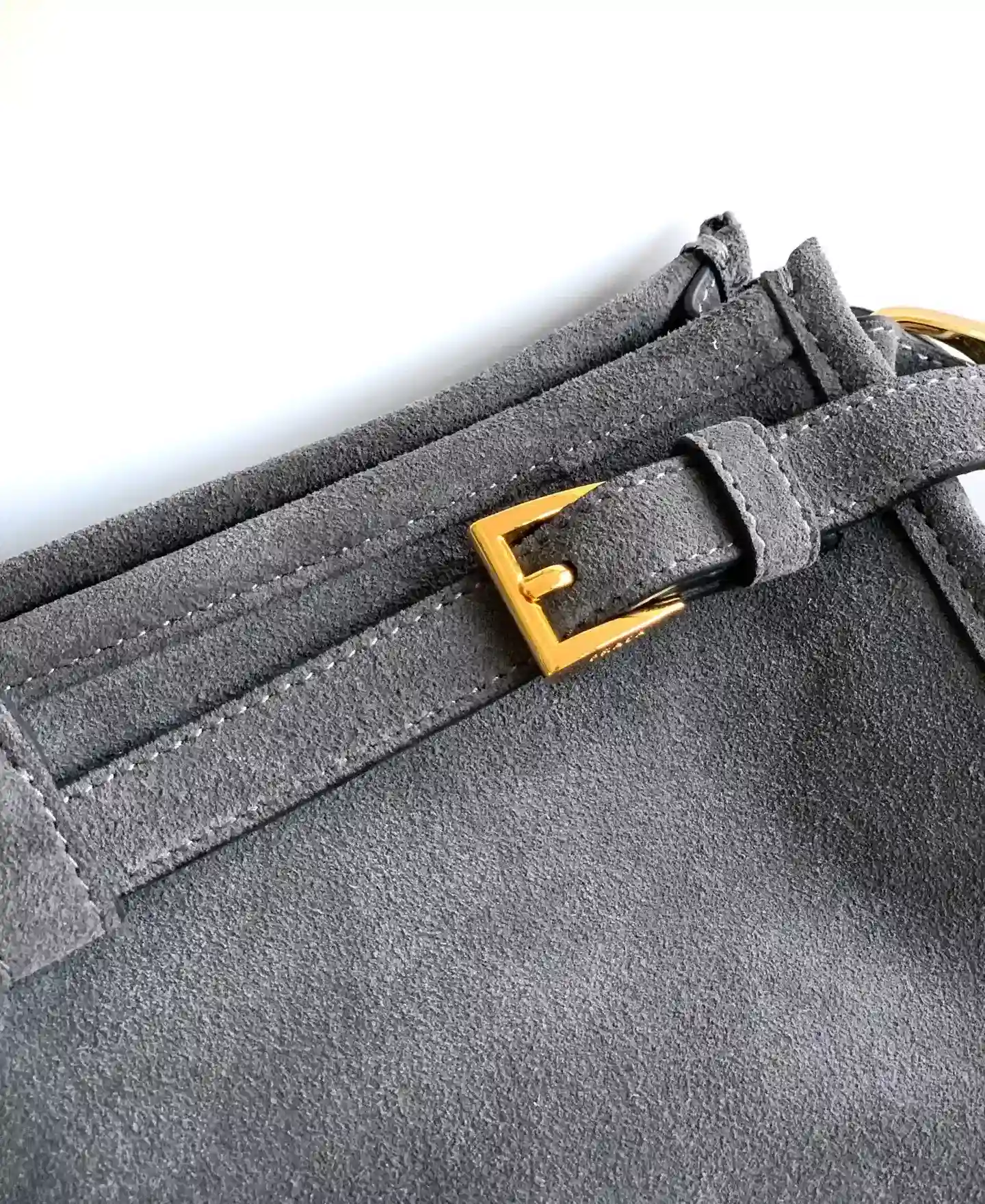 Prada Grey Calfskin Top Handle Bag product photo from LabelPicks