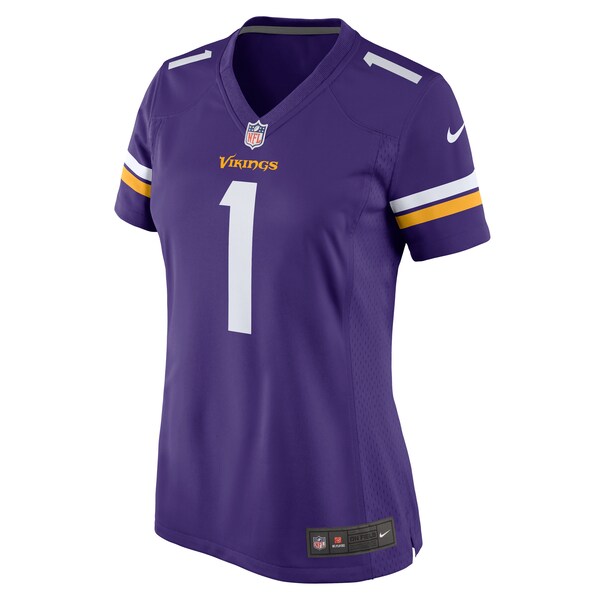 Number 1 Bride Minnesota Vikings Nike Women's Game Jersey - Purple