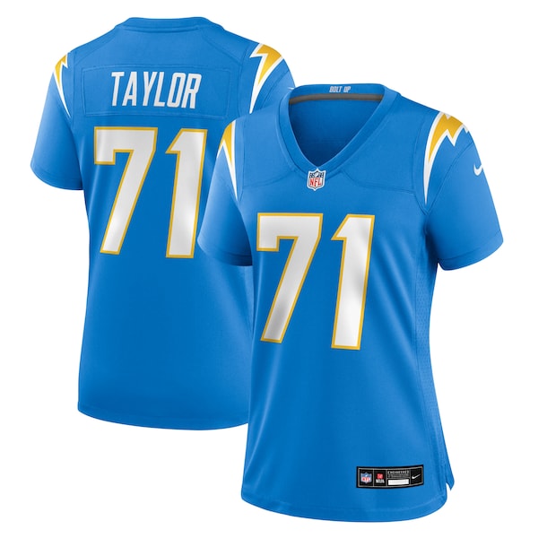 Branson Taylor Los Angeles Chargers Nike Women's Team Game Jersey -  Powder Blue