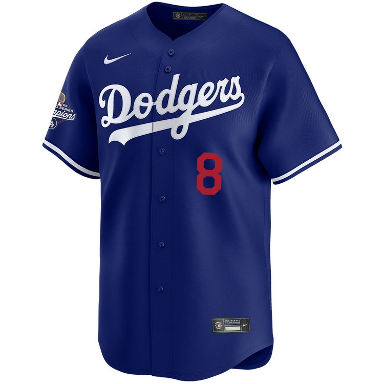 Enrique Hernández Los Angeles Dodgers Nike 2025 World Series Champions Limited Jersey - Royal