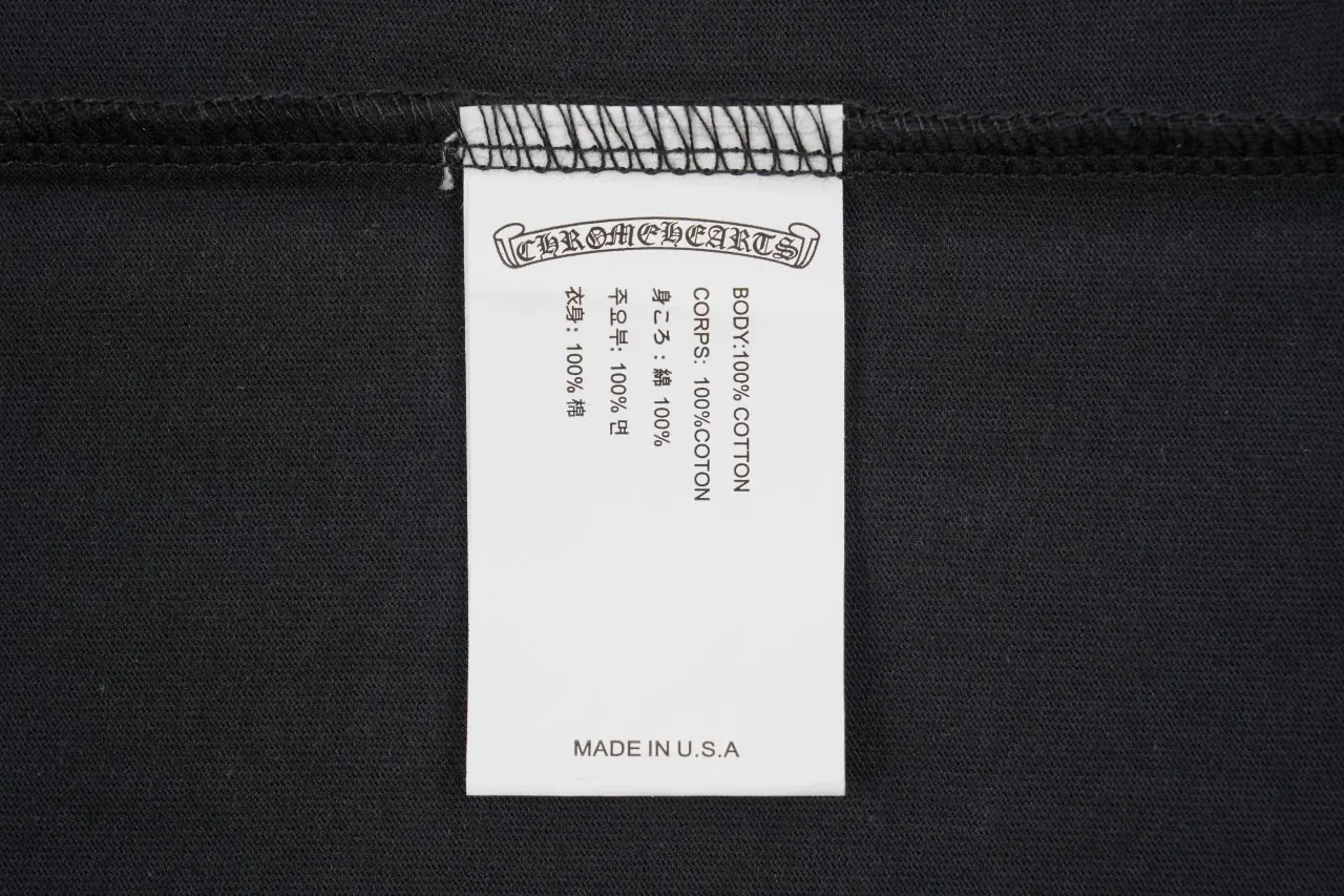 Chrome Hearts Black Red Cross Starburst Graphic T-Shirt product photo from LabelPicks