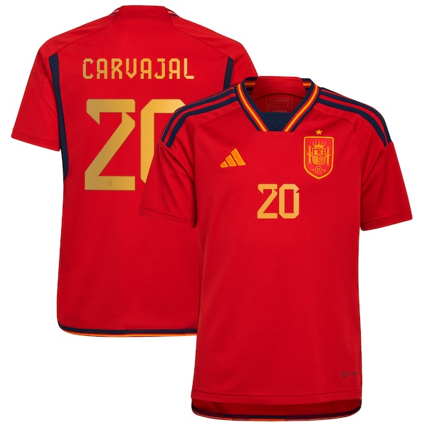 Daniel Carvajal Spain National Team adidas Youth 2022/23 Home Replica Jersey - Red