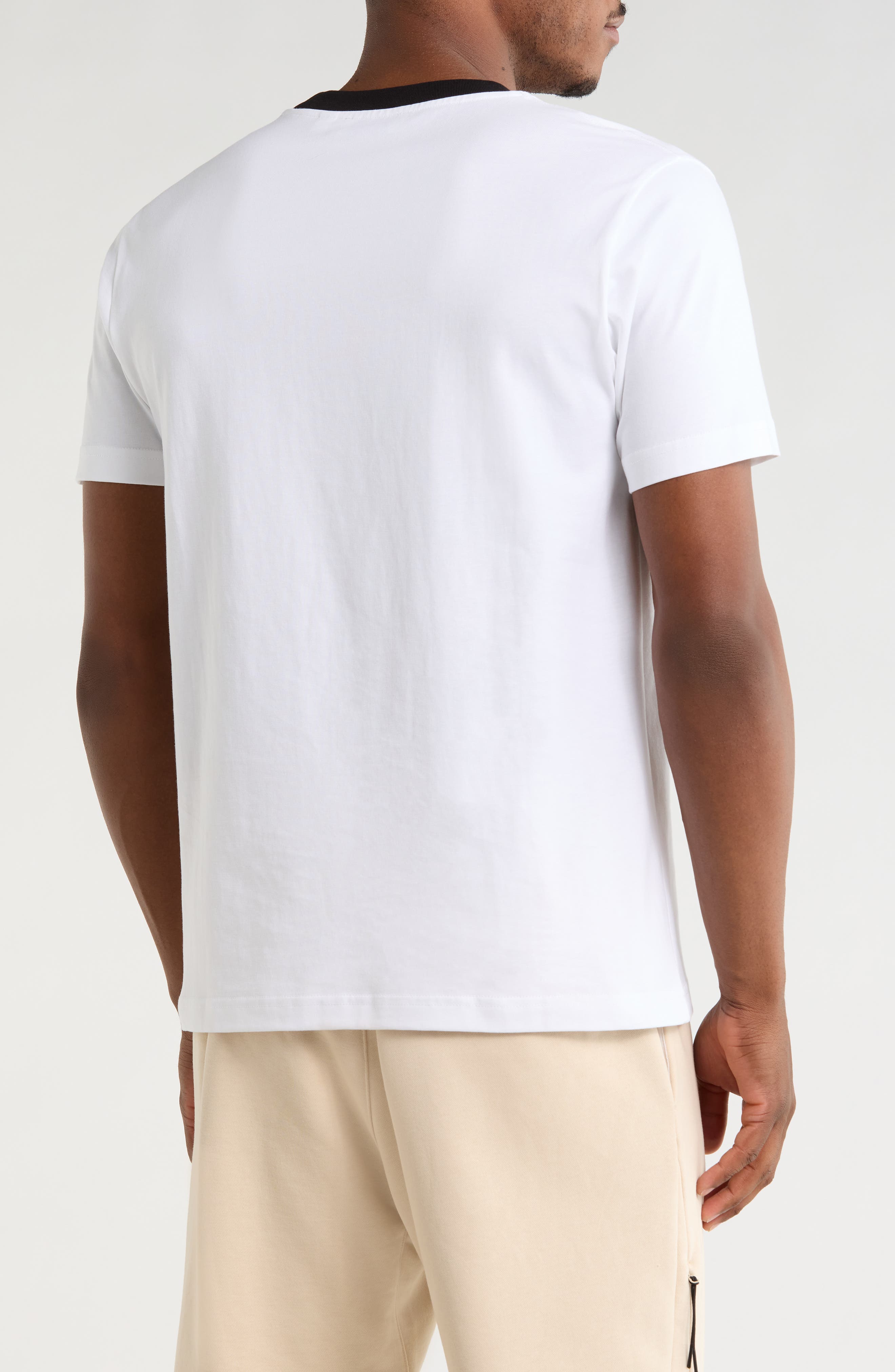 Off-White Logo Graphic Ringer T-Shirt