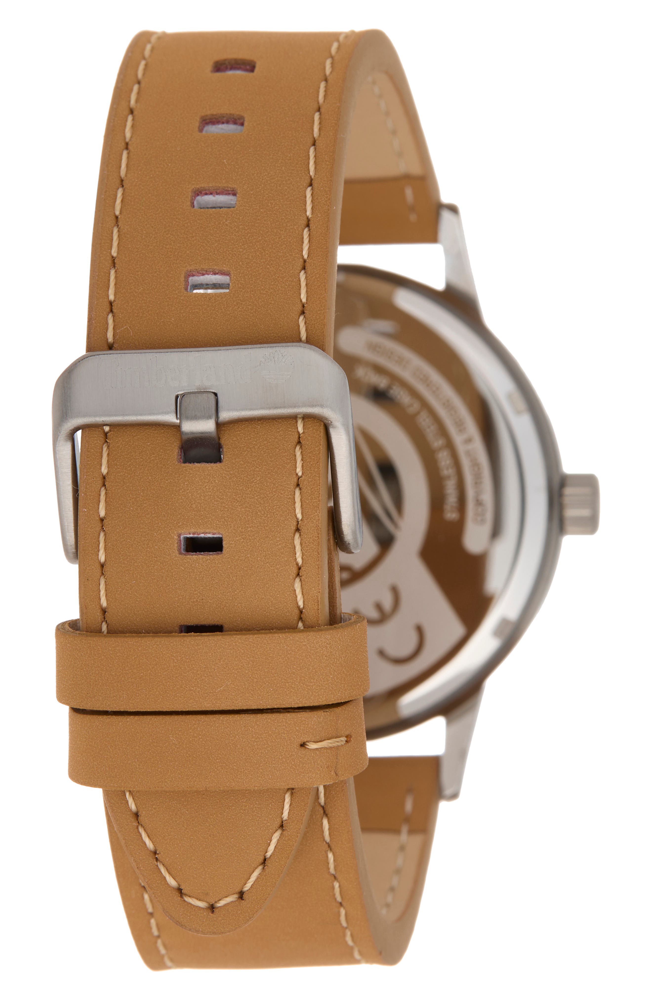 Timberland Classic Quartz Leather Strap Watch, 43mm