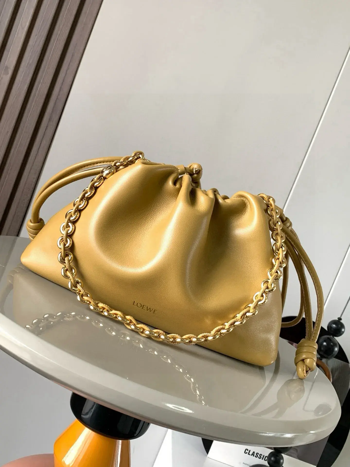 Loewe Lambskin Flamenco Bucket Bag product photo from LabelPicks