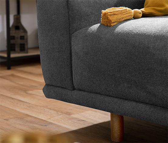 Sofa 2,5-Sitzer »Penelope«, dunkelgrau