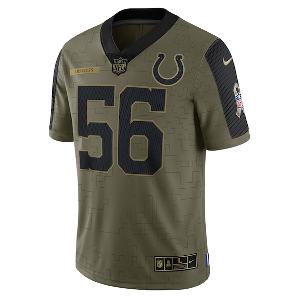 Quenton Nelson Indianapolis Colts Nike 2021 Salute To Service Limited Player Jersey - Olive