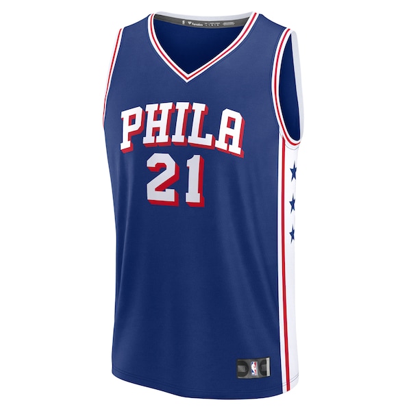 Joel Embiid Philadelphia 76ers  Fast Break Replica Player Jersey - Icon Edition - Royal
